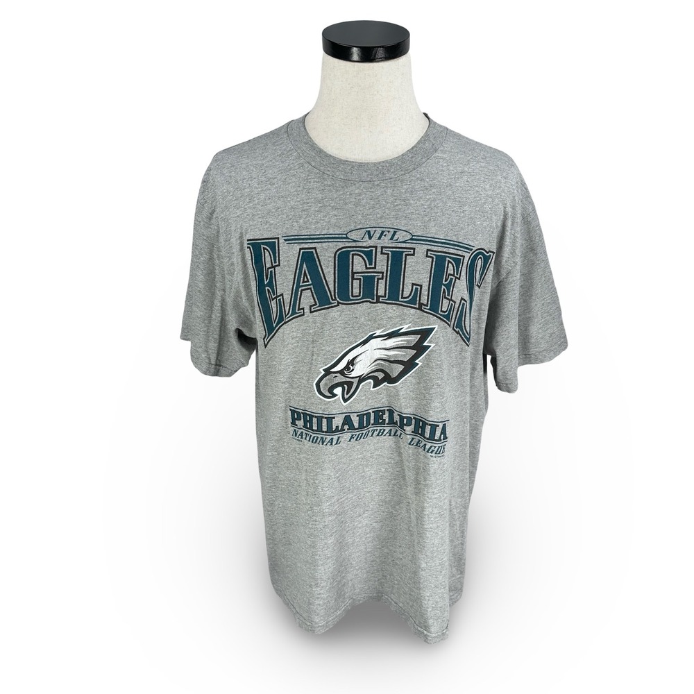 Vintage 1998 Philadelphia Eagles Lee Sport Gray NFL T-Shirt Mens Large Nutmeg